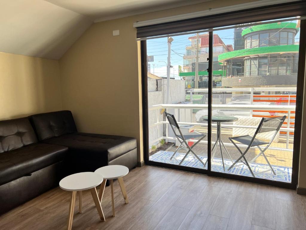 Posezení v ubytování Spazios Apart Hotel Reñaca