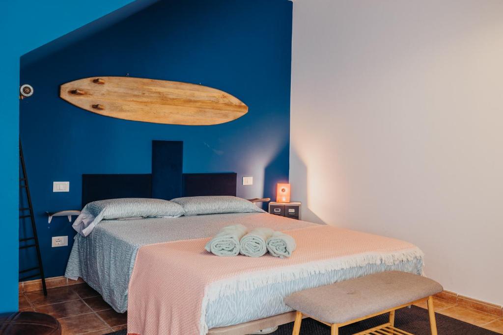 Postel nebo postele na pokoji v ubytování Casa Allegranza