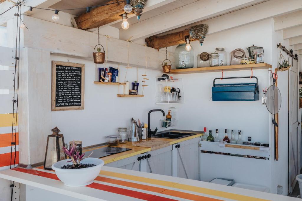 Kuchyň nebo kuchyňský kout v ubytování Casa Allegranza
