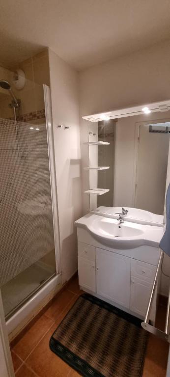 Koupelna v ubytování Apartament a Les Angles - Balcons du Pla del Mir