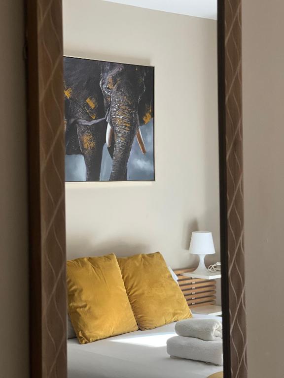 A bed or beds in a room at Premium Center Alameda