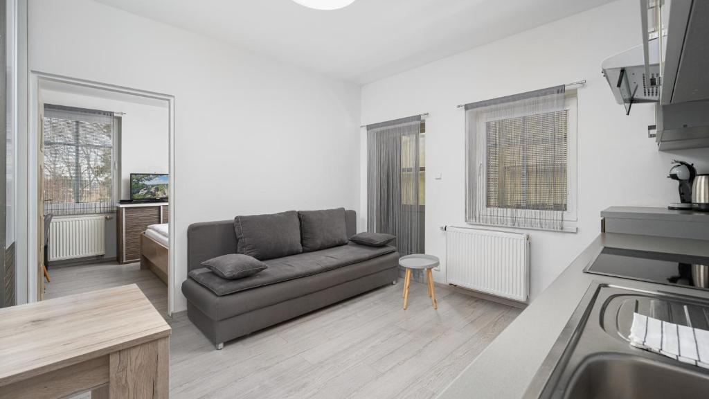 Posezení v ubytování Apartmá SunGarden Liberec