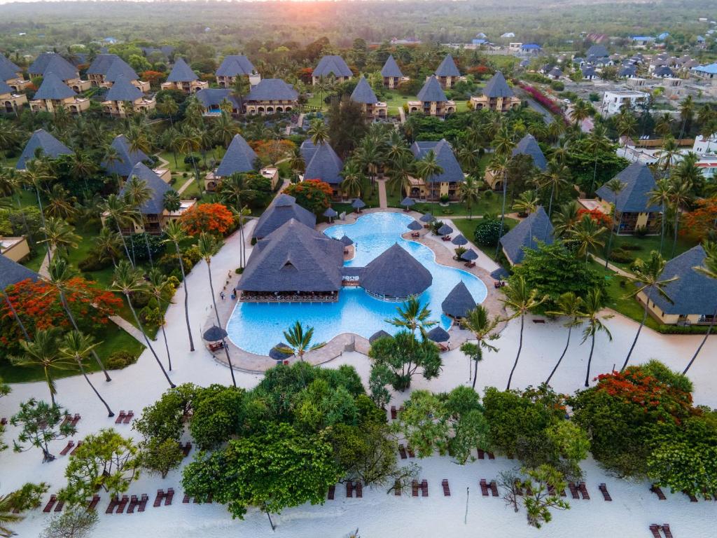 an aerial view of the resort at Neptune Pwani Beach Resort & Spa Zanzibar - All Inclusive in Pwani Mchangani