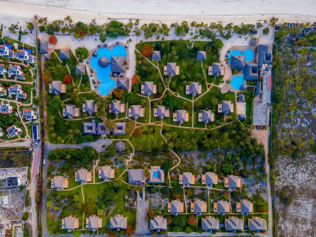 Letecký snímek ubytování Neptune Pwani Beach Resort & Spa Zanzibar - All Inclusive