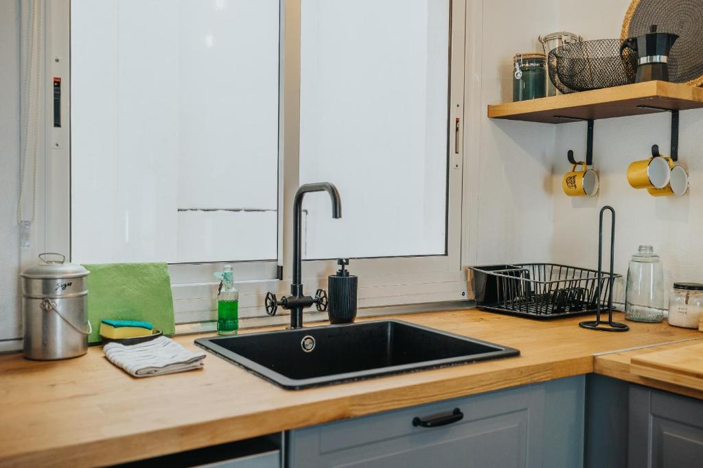 Kuchyň nebo kuchyňský kout v ubytování Casa Allegranza