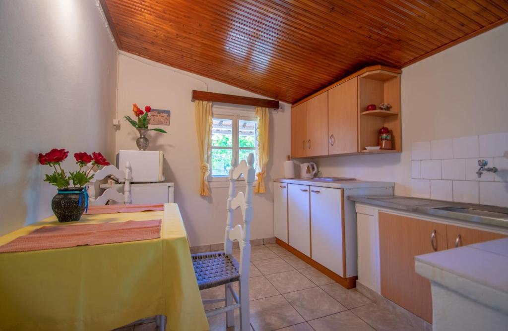 Kuchyňa alebo kuchynka v ubytovaní Doras Beach Bungalow B by "elite"