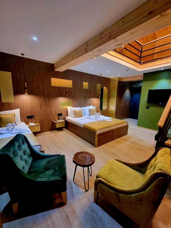 Postel nebo postele na pokoji v ubytování Dream House Hotel & Spa