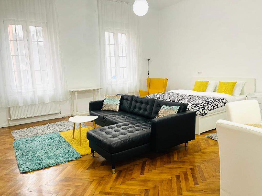 Posezení v ubytování CenterApartment