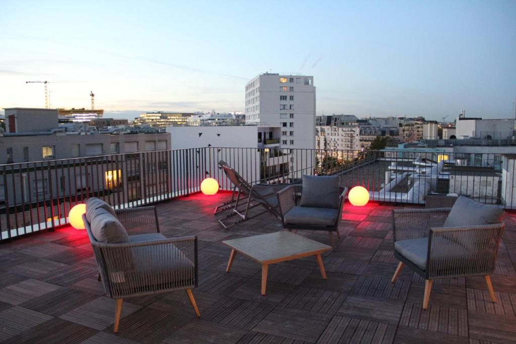 Część wypoczynkowa w obiekcie FINESTATE Coliving Mairie d'Issy