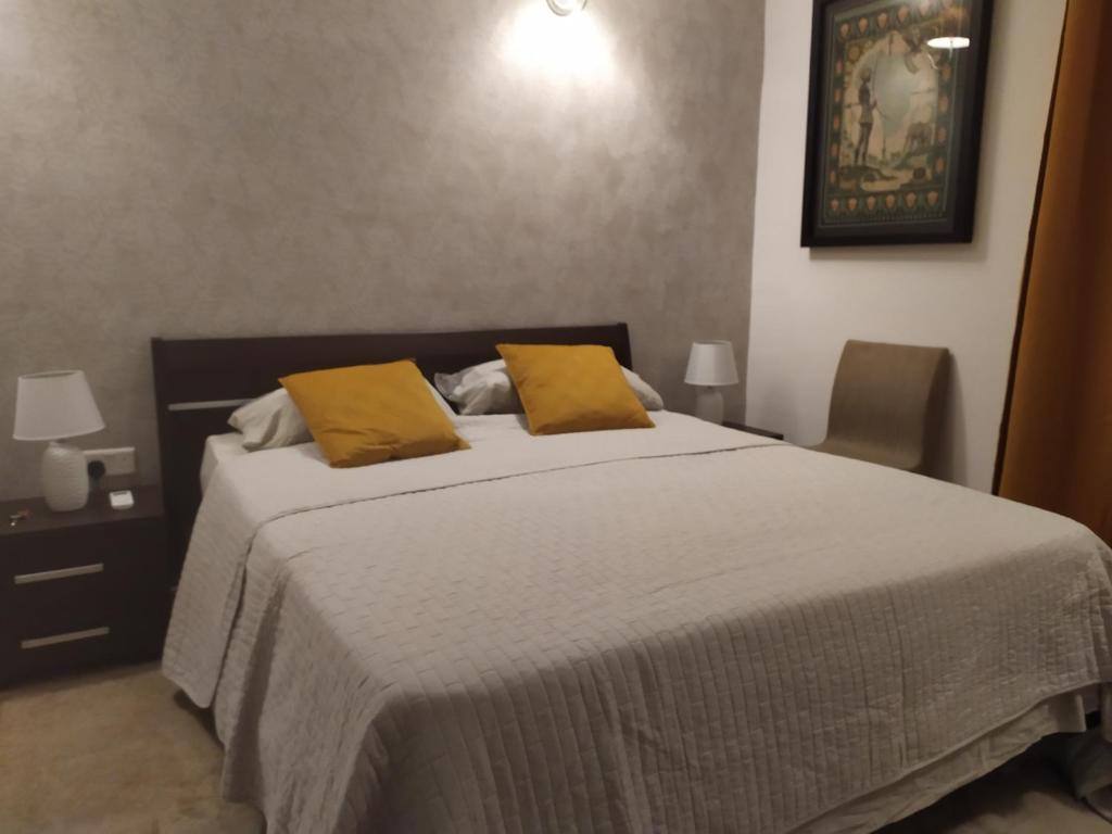 Postel nebo postele na pokoji v ubytování Casa Manduca Delicata