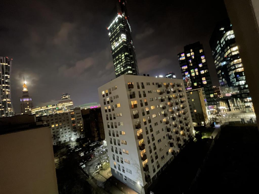 Výhľad na mesto Varšava alebo výhľad na mesto priamo z apartmánu
