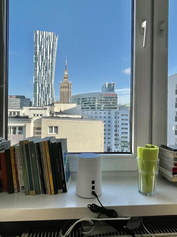 Výhľad na mesto Varšava alebo výhľad na mesto priamo z apartmánu