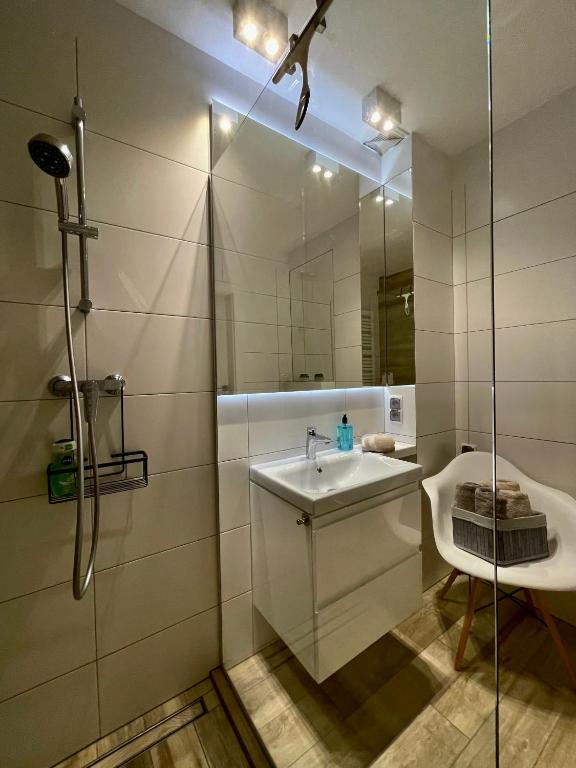 Koupelna v ubytování Apartament górski 595