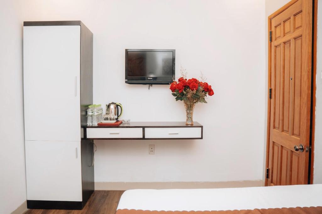 TV a/nebo společenská místnost v ubytování King Hotel Da Nang