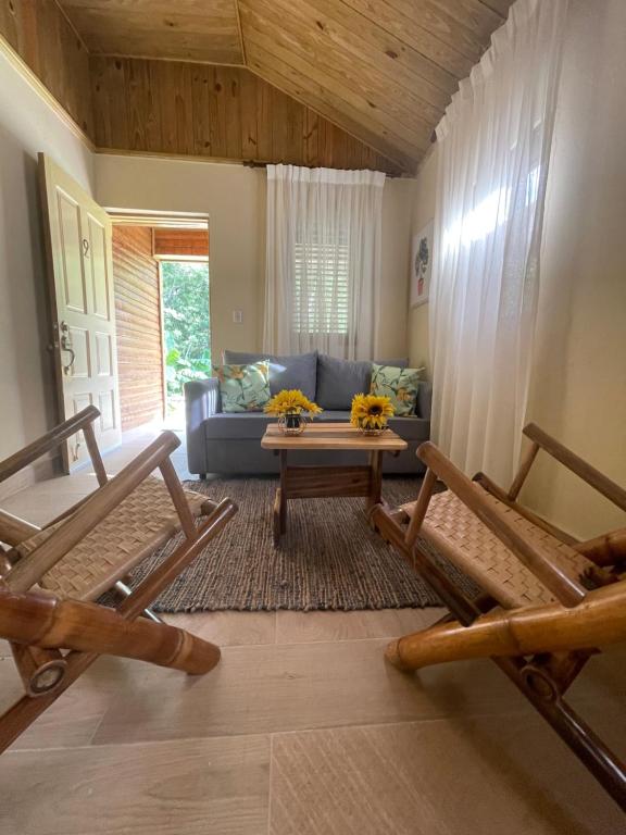 Posezení v ubytování Hacienda La Huerta Puerto Plata, 2 BDR