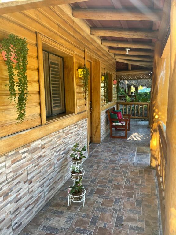 Balkón nebo terasa v ubytování Hacienda La Huerta Puerto Plata, 1 BDR