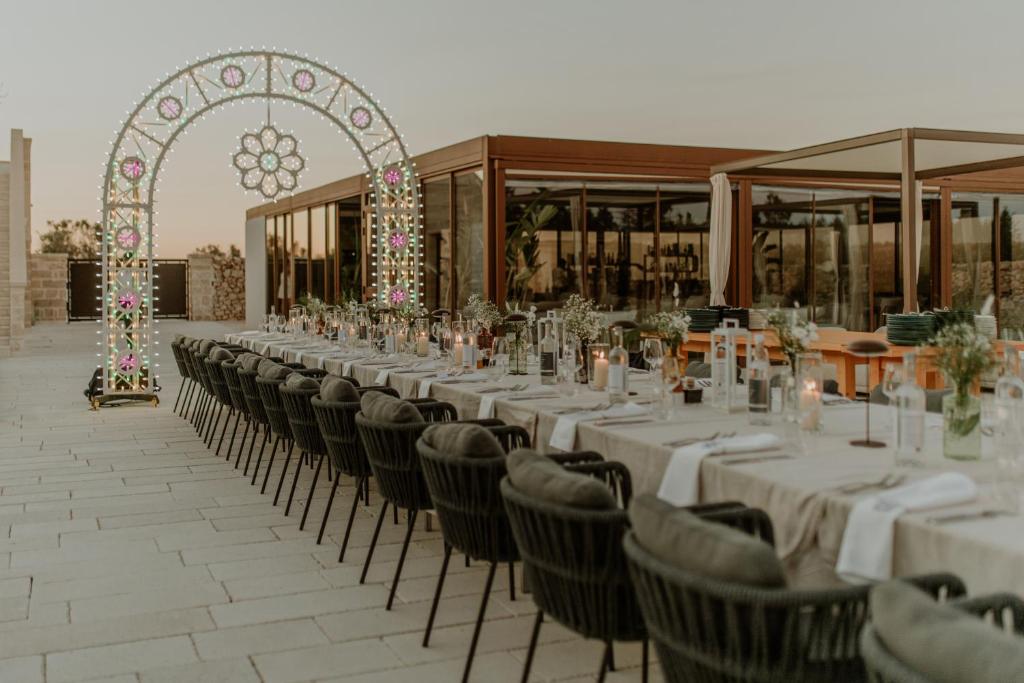Restaurace v ubytování Masseria Corsano