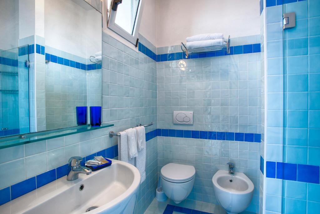 Koupelna v ubytování Hotel Gorini
