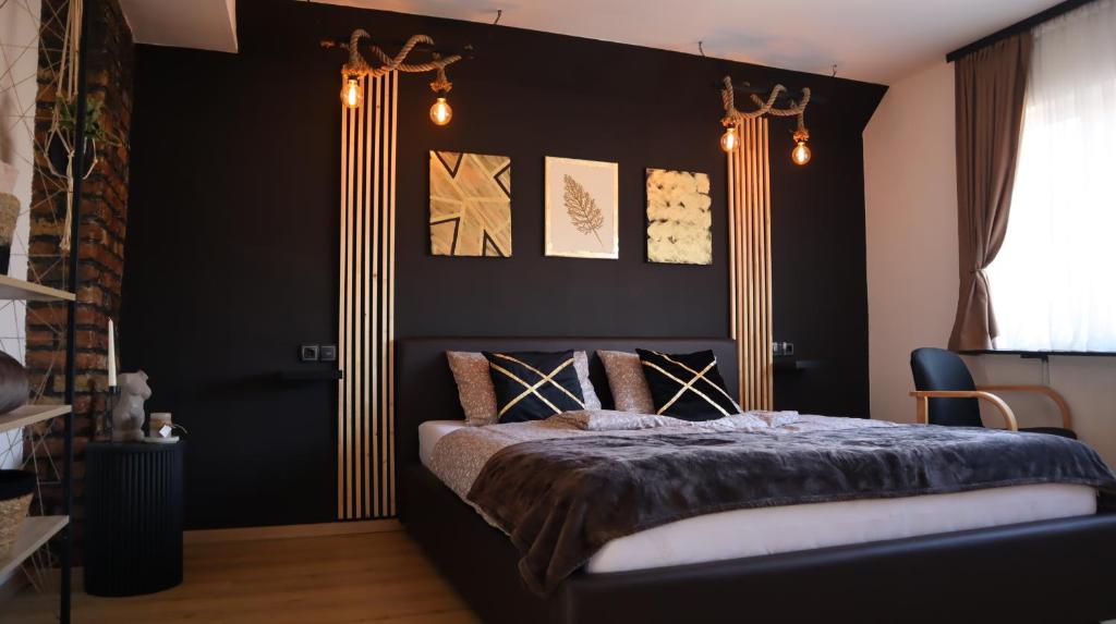 Postel nebo postele na pokoji v ubytování Gondola Apartment