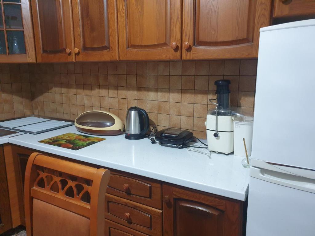Kuchyň nebo kuchyňský kout v ubytování Eni's Villa