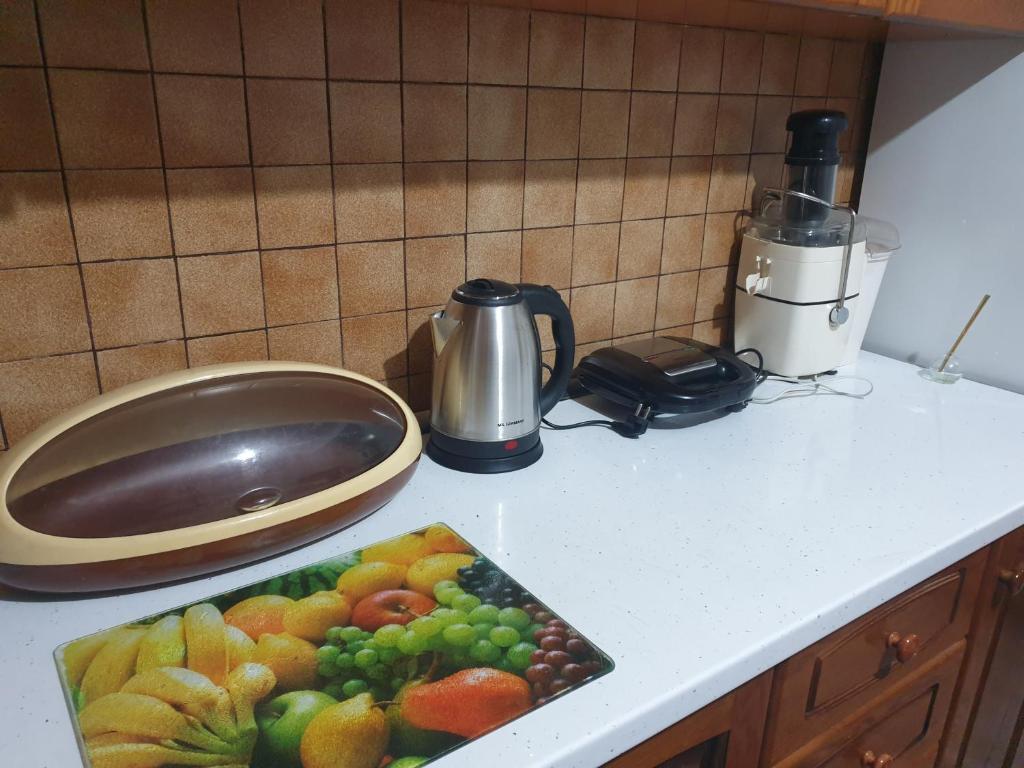 Kuchyň nebo kuchyňský kout v ubytování Eni's Villa