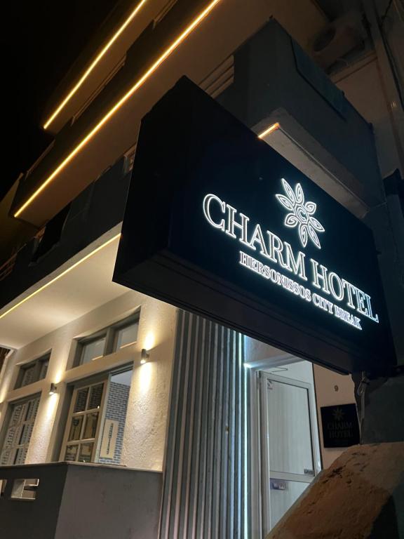Certifikát, hodnocení, plakát nebo jiný dokument vystavený v ubytování Charm Hotel, Hersonissos