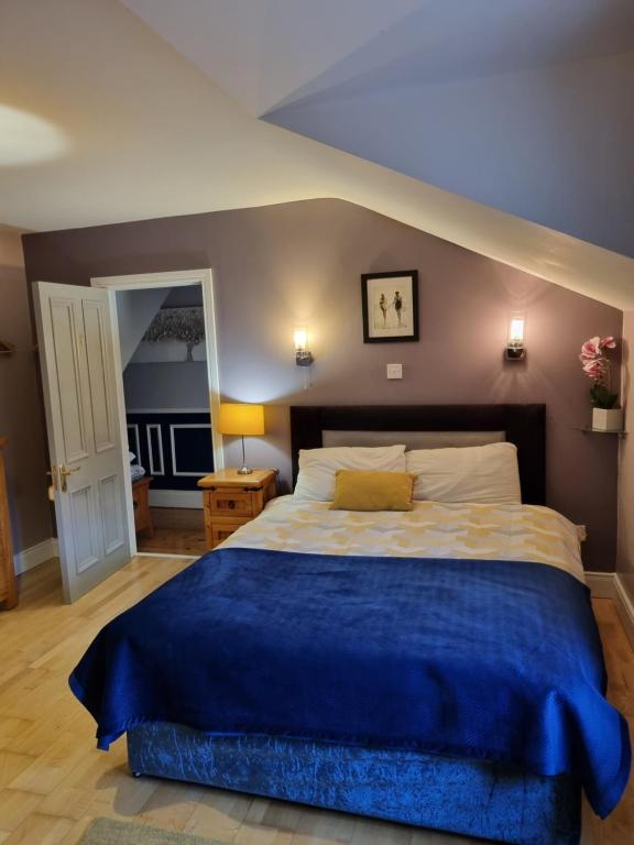 Postel nebo postele na pokoji v ubytování Highfield house bed and breakfast COLLINSTOWN