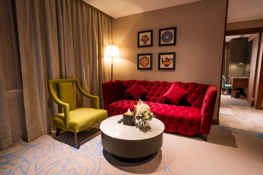 Posezení v ubytování Najm aris hotel