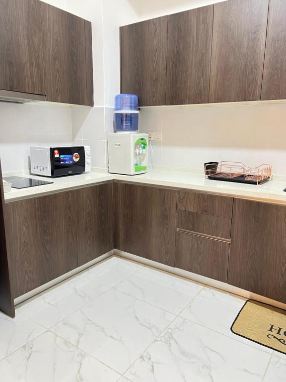 Kuchyň nebo kuchyňský kout v ubytování Rizz Residence Troika KB