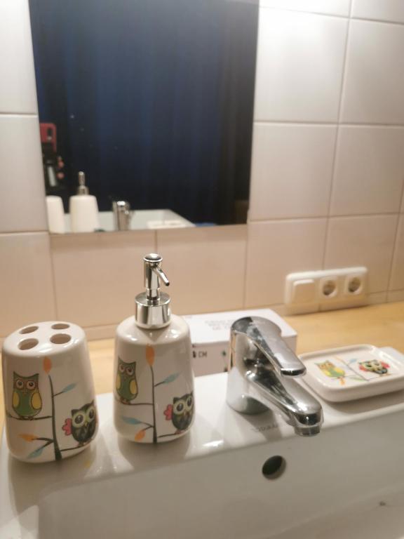 Koupelna v ubytování Studio Mario