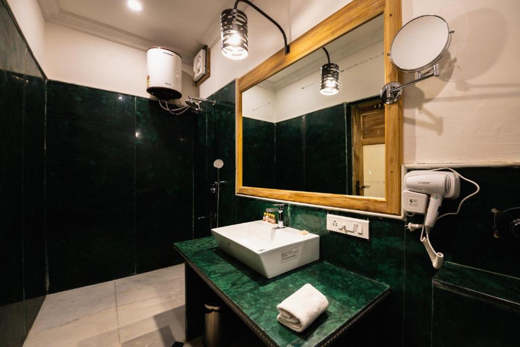Koupelna v ubytování Hotel Meri Haveli