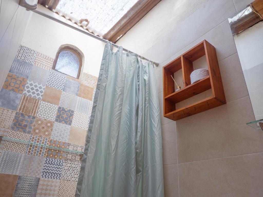 Koupelna v ubytování Kallpa B&B
