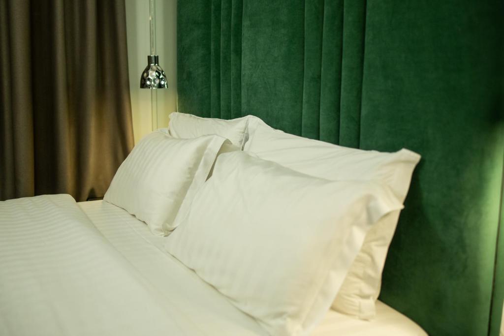 Postel nebo postele na pokoji v ubytování Tree Hotel