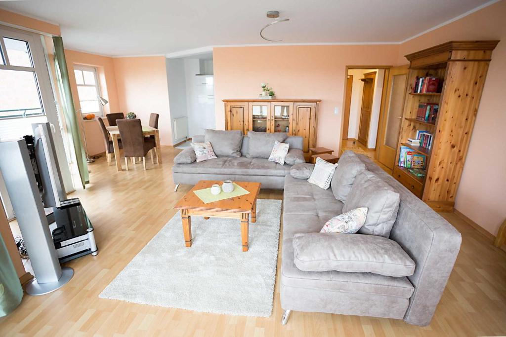 Posezení v ubytování Ferienwohnung Urlaub