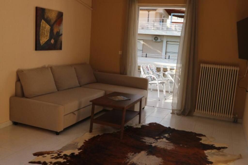 Posezení v ubytování Anestis Apartment