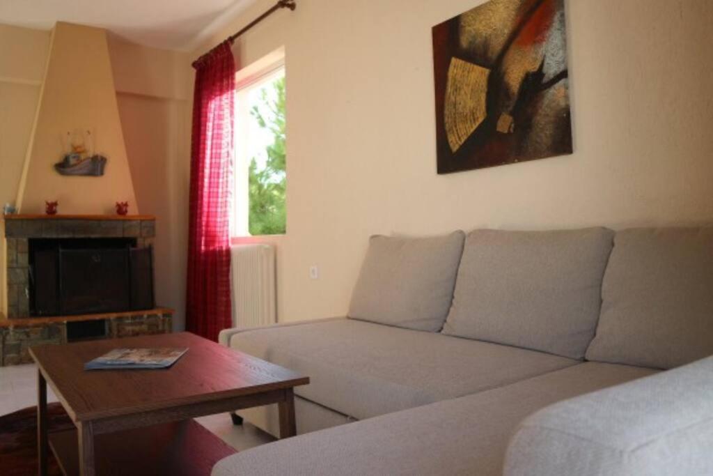 Posezení v ubytování Anestis Apartment