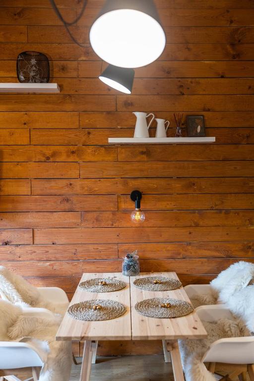 Posezení v ubytování Lúčnica apartments Tále