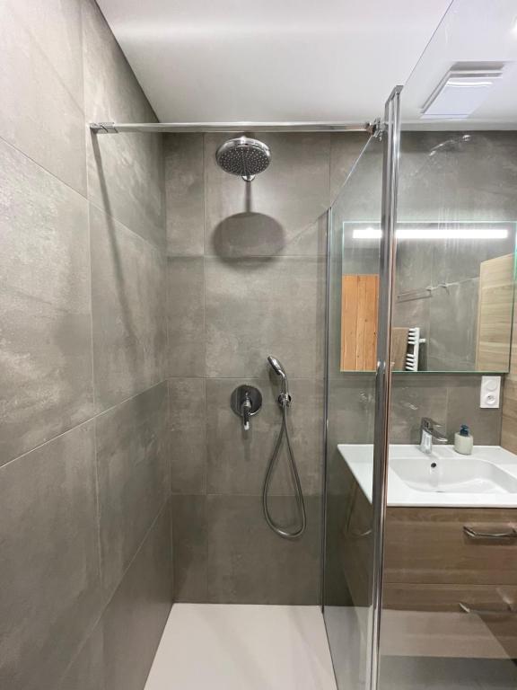 Koupelna v ubytování Agréable appartement de 65m2 vue exceptionnelle
