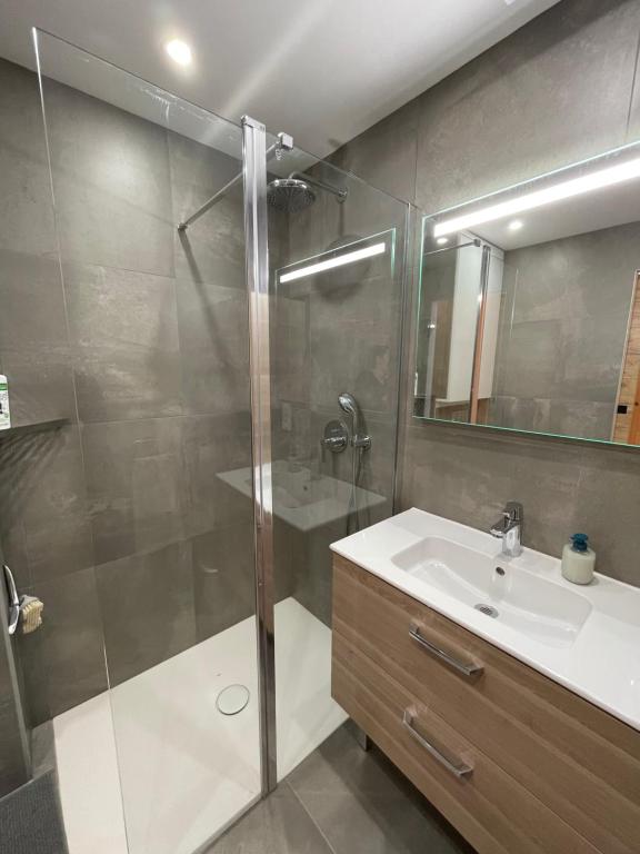 Koupelna v ubytování Agréable appartement de 65m2 vue exceptionnelle