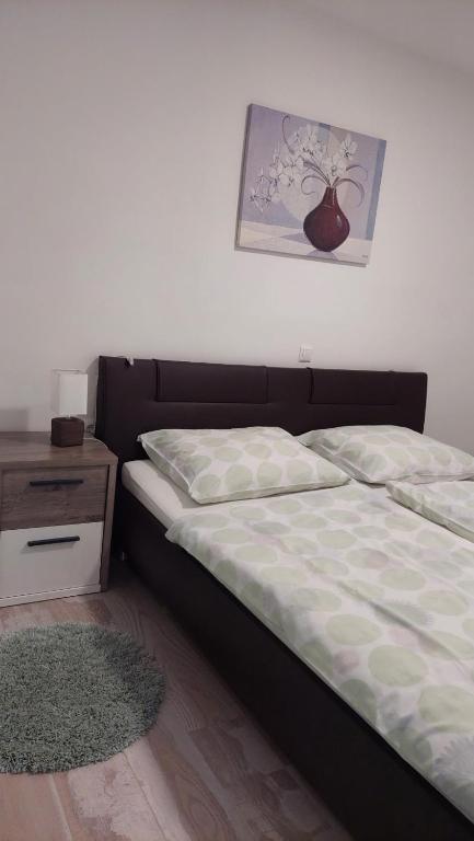 Postel nebo postele na pokoji v ubytování Apartma Stela in Terme Čatež