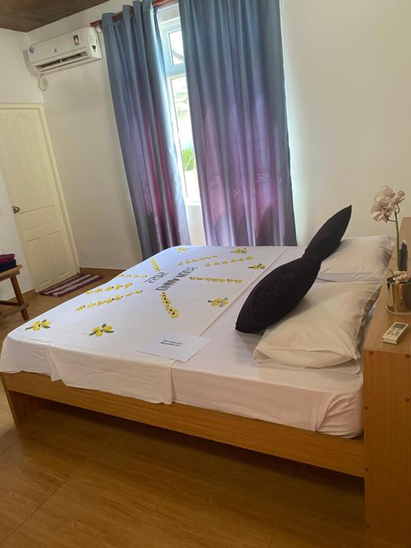 Postel nebo postele na pokoji v ubytování MANTHA VIEW