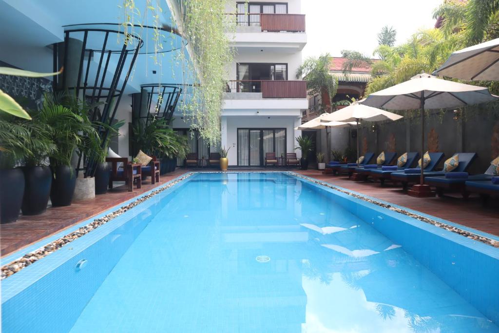 Bazén v ubytování Siem Reap Palace Hotel & Spa nebo v jeho okolí