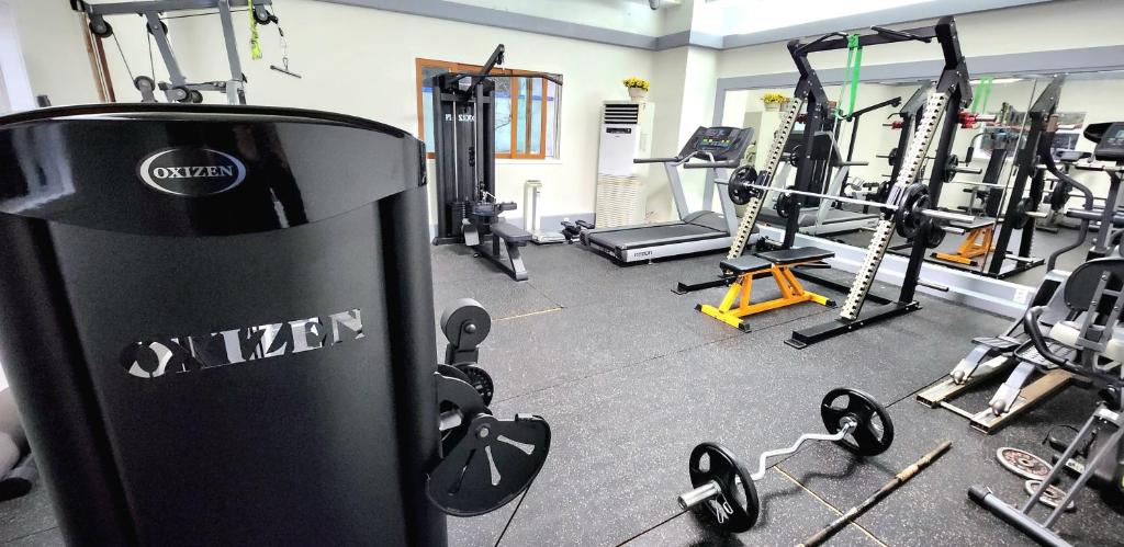 Fitness centrum a/nebo fitness zařízení v ubytování Hotel Ocean View
