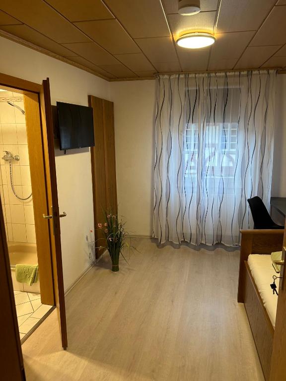 TV a/nebo společenská místnost v ubytování Bed and Breakfast - Rheingauer Hof