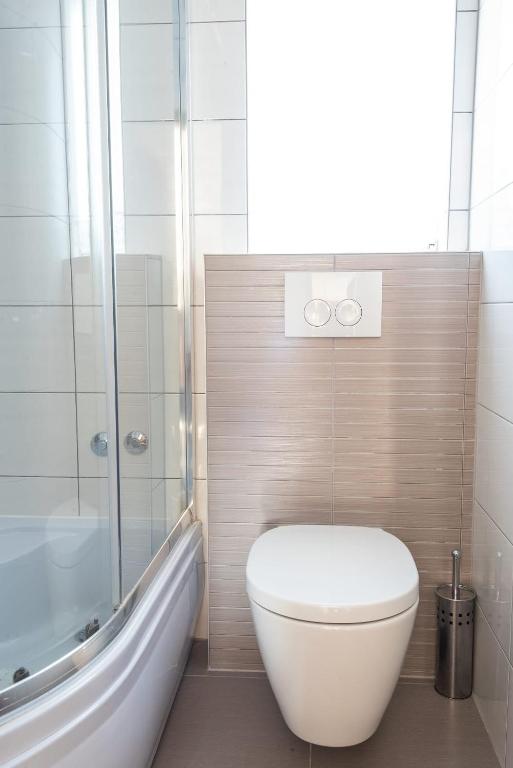 Kúpeľňa v ubytovaní Haus Mirela