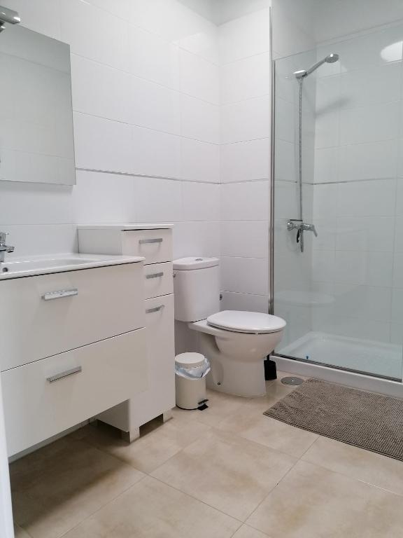 Kúpeľňa v ubytovaní El Piso del Puerto - Charm Apartment