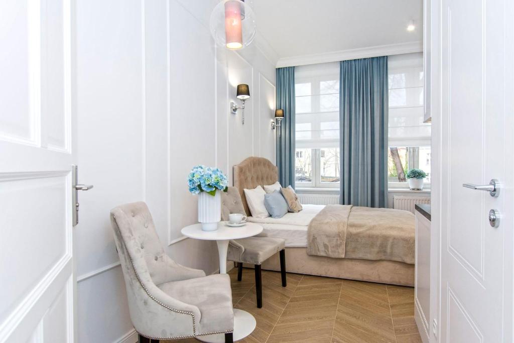 Posteľ alebo postele v izbe v ubytovaní La Boutique Studio Sopot