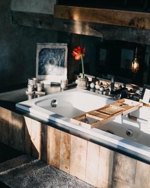 Kuchyň nebo kuchyňský kout v ubytování Le Loft ATELIER