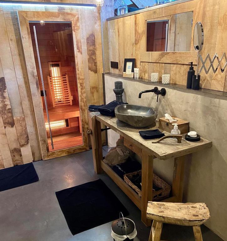 Kuchyň nebo kuchyňský kout v ubytování Le Loft ATELIER