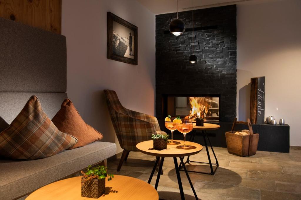 Posezení v ubytování Hotel Grünerhof